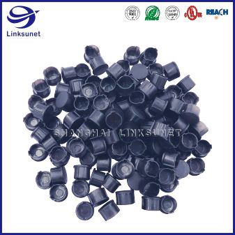 BNC Dustproof Cover For Injection Molding Connector Of Black Mold