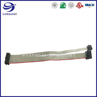 FC 2.54mm Crimp Terminal Plug Connectors Flat Cable Wiring Harness