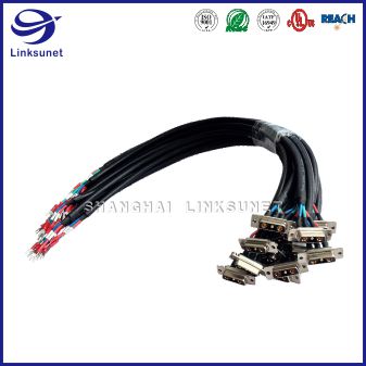 3W3 Power connector and UL2464 3 X 16AWG American standard wiring harness