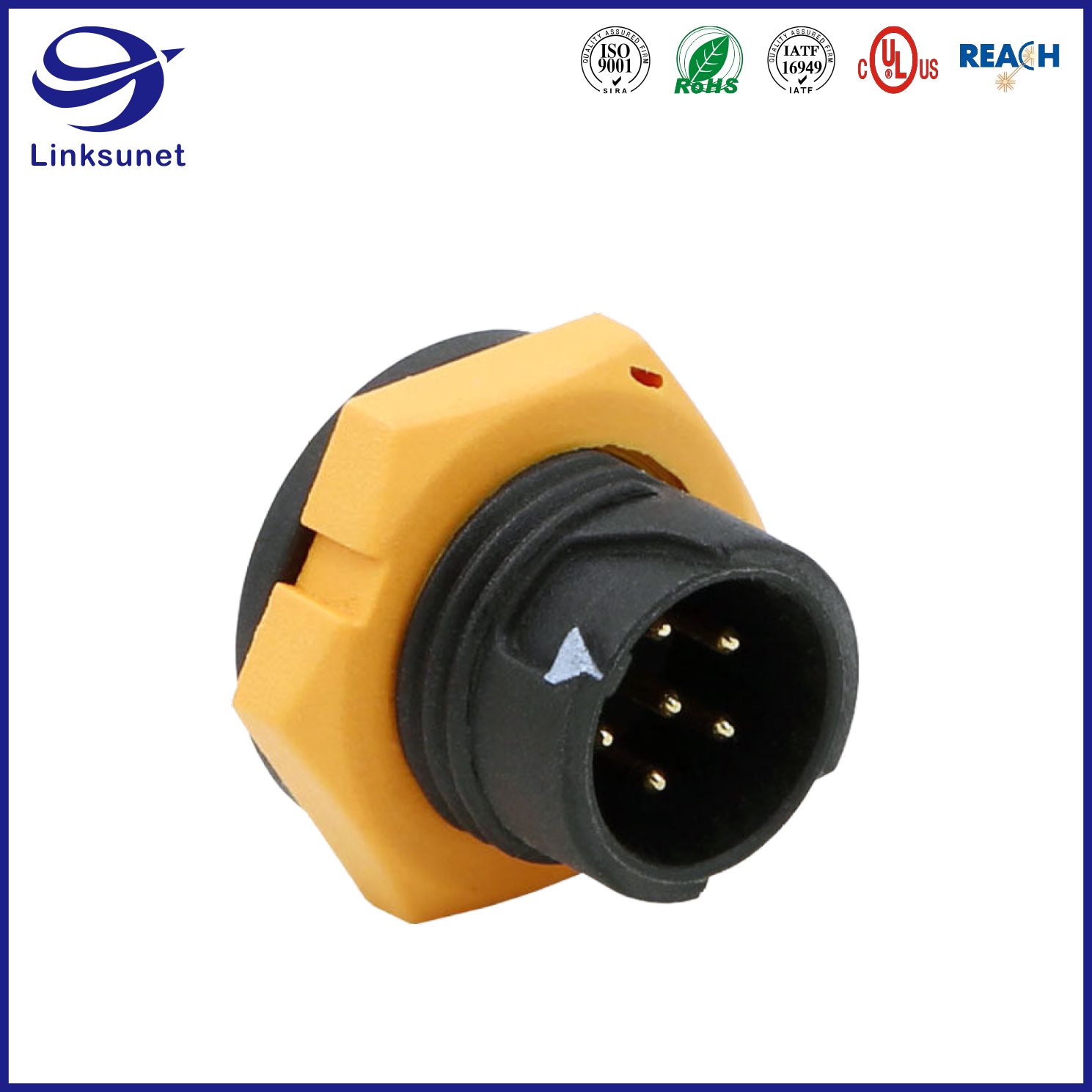 Standard Series Led Waterproof Connector For Industrial Wire Harness